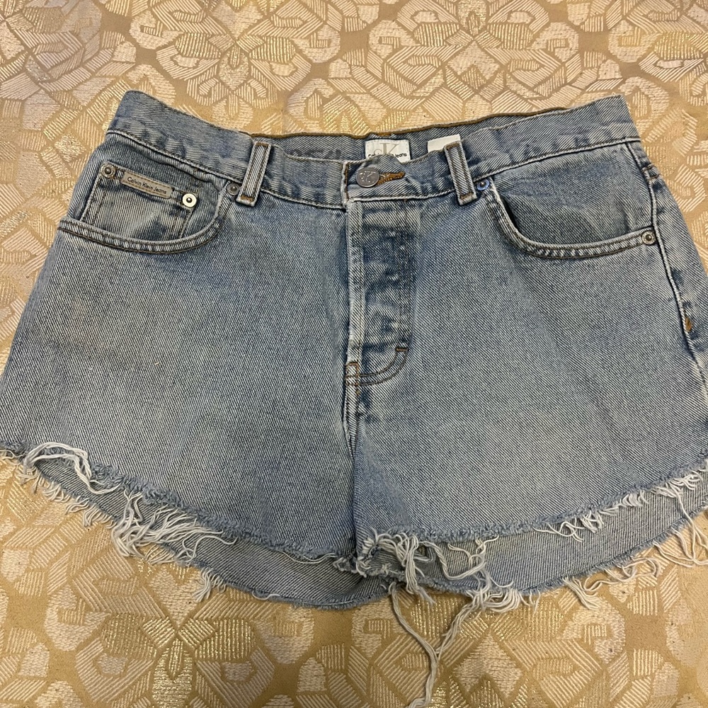 Vintage Calvin Klein cut off shorts